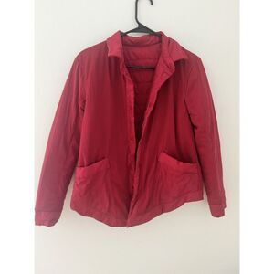 Lululemon Switch Please Scarlet Reversible Button Shacket Jacket size 4